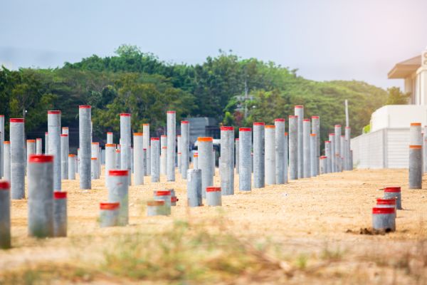 Concrete Pile Installation in Encinitas